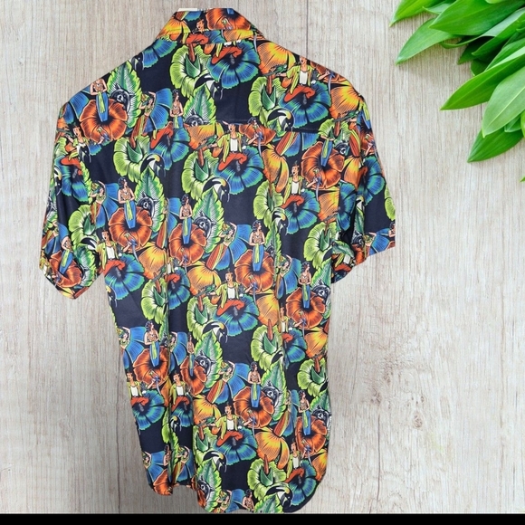 RSVLTS Tom Ace Ventura Button-Up Shirt – Size Medium – Limited Edition - Picture 2 of 5